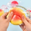 The simulated plastic fluid simulation peach Pinching fun stress-relieving toy is a best-selling stress-relieving tool on Xiaohongshu Specification image